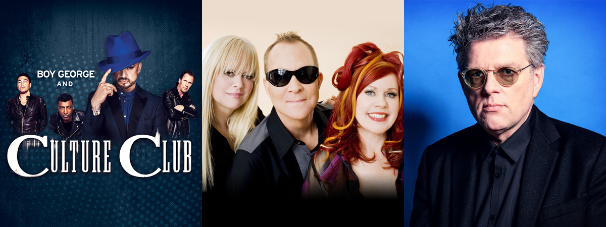Boy George and Culture Club with The B-52s and Thompson Twins Tom Bailey