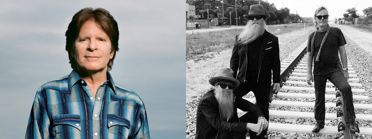 John Fogerty and ZZ Top âBlues and Bayous Tourâ with guest Ryan Kinder